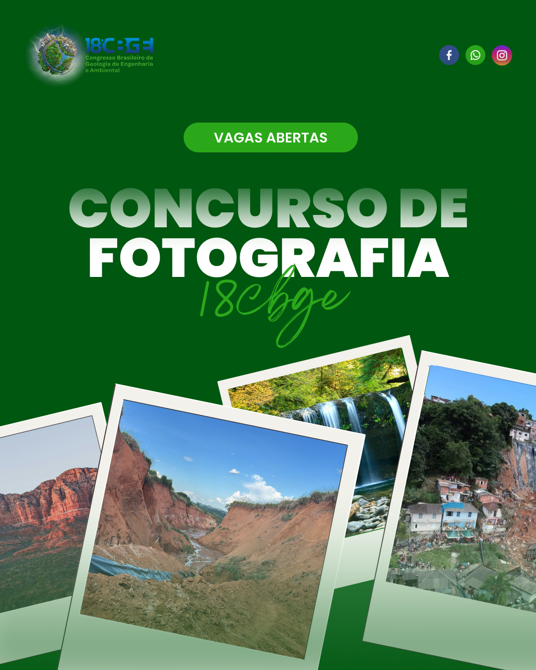 Capa do evento Concurso de Fotografia | 18º CBGE
